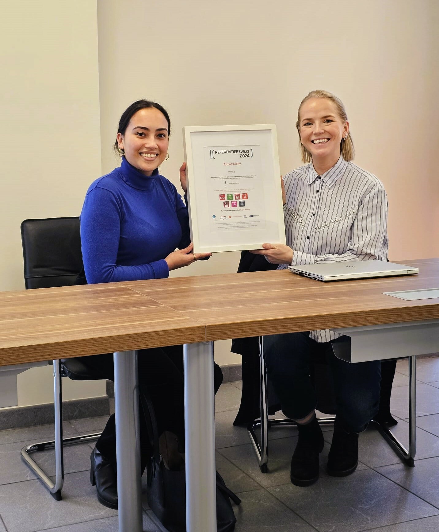 Overhandiging certificaat Copa